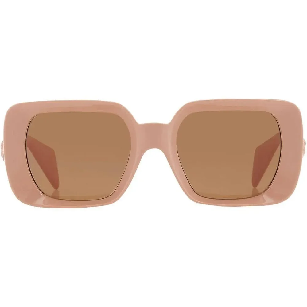 NWT Versace VE4473U Beige Oversized 54mm Sunglasses
